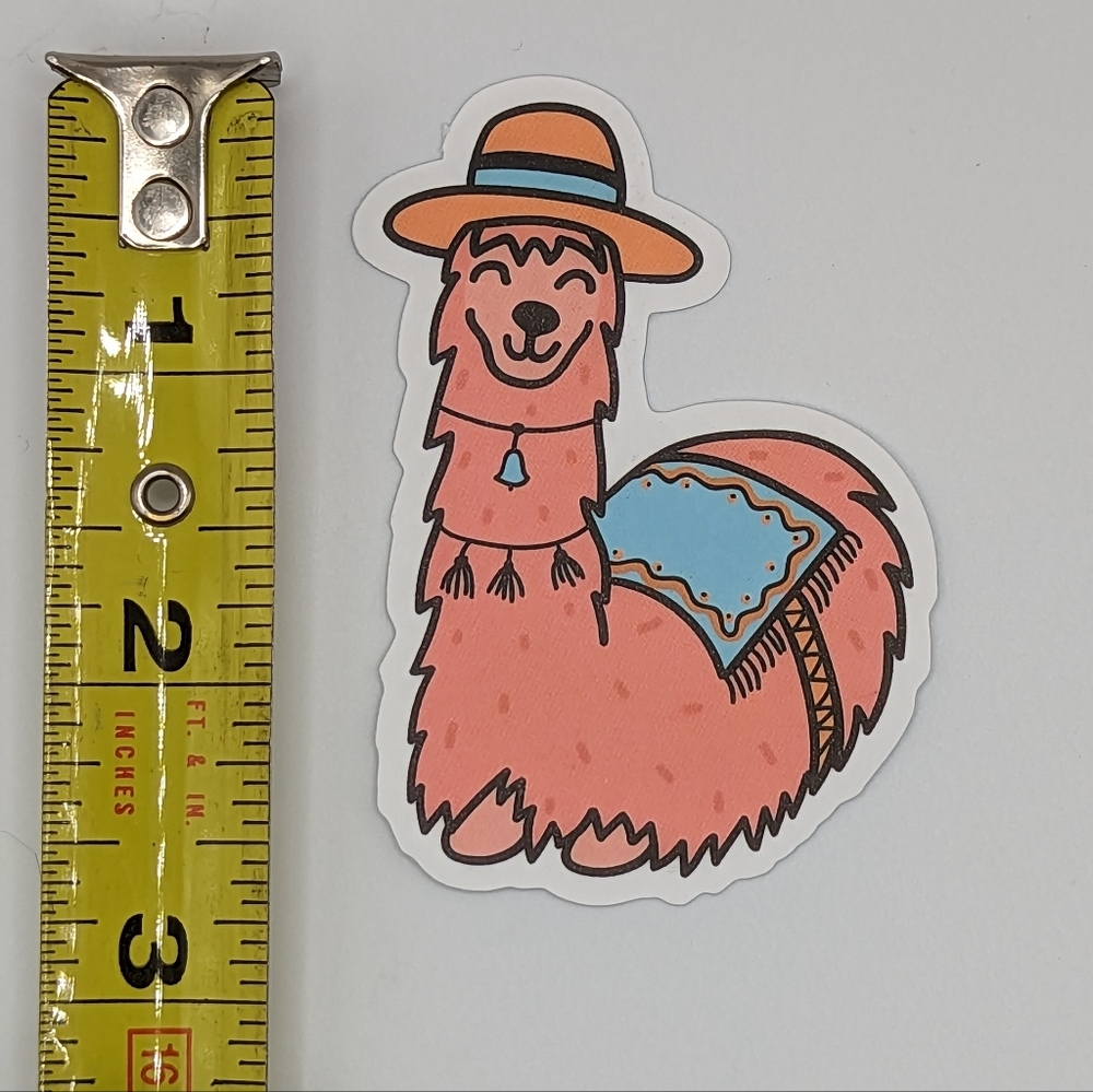 Llama Sticker - Picture 2 of 2